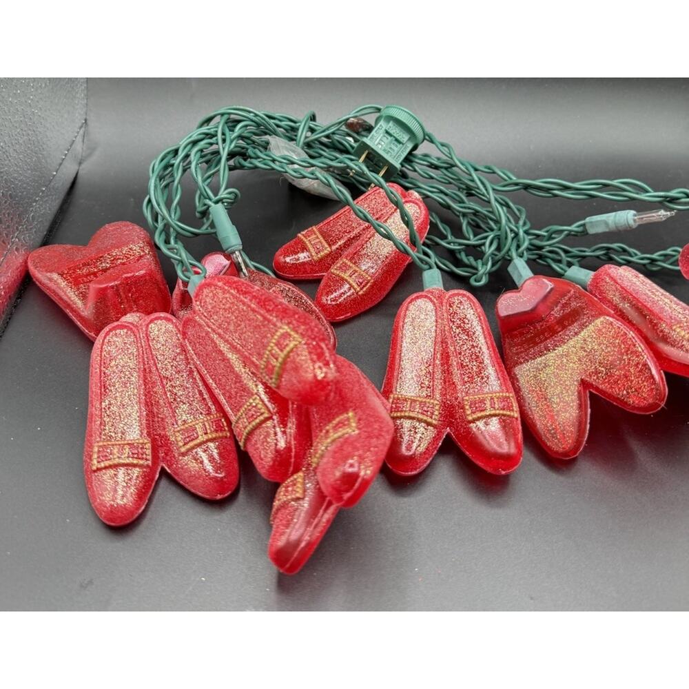 Kurt Adler Wizard Of Oz Lights Characters And Ruby Slippers Works! -LO18